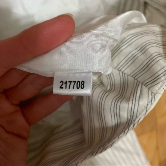 Loft “Ann” silk blend pinstripe pants - Picture 6 of 8